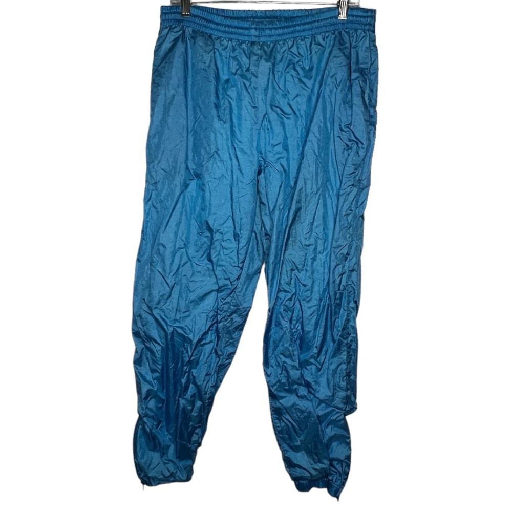 Vintage Nylon Blue Workout Pants